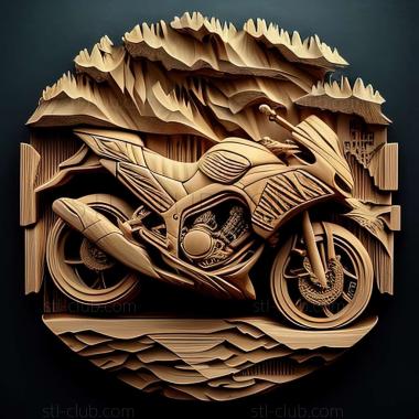 3D модель Suzuki Bandit 650S (STL)